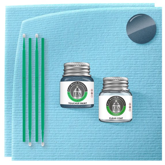 ERA Paints C38 - Barcelona Blue Metallic for BMW Exact Match Touch Up Paint Jar - Essential Kit