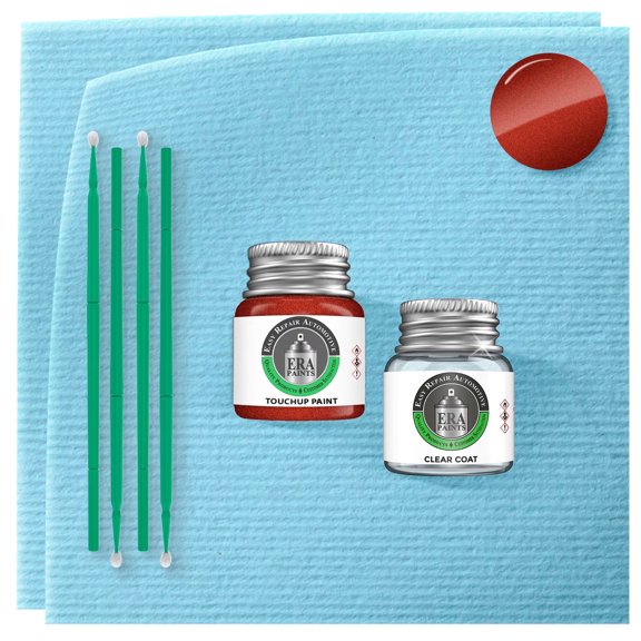ERA Paints C3K - Motegi Red Metallic for BMW Exact Match Touch up Paint Jar - Essential Kit