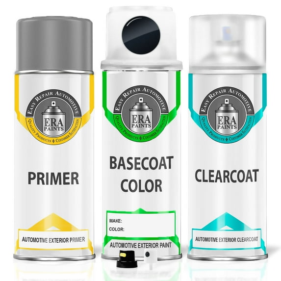 ERA Paints C3Y - Enigmatic Black Metallic for MINI Exact Match Touch Up Paint Spray - Premium Kit