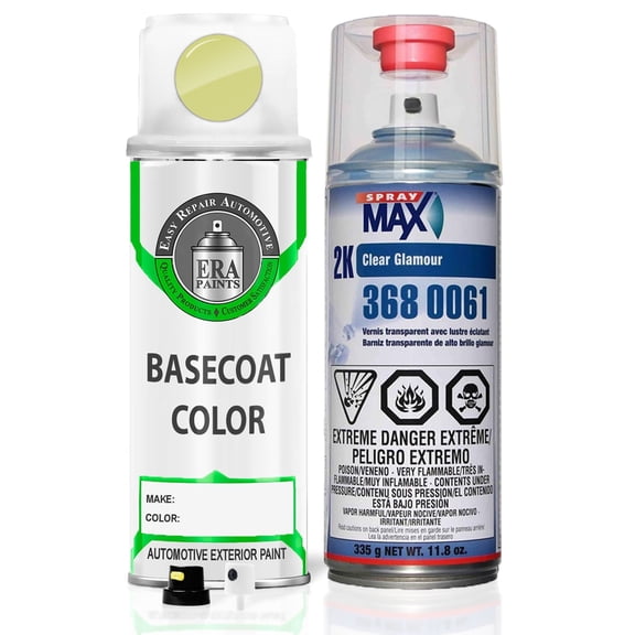 ERA Paints C43L/EA9 - Stream Green for SMART Exact Match Spray Paint Spray - Essential Kit W/ 2K SprayMax Clearcoat