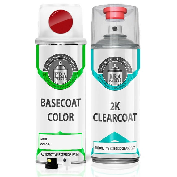 ERA Paints D3 - Colorado Red for FORD Exact Match Touch Up Paint Spray - 2K Essential Kit