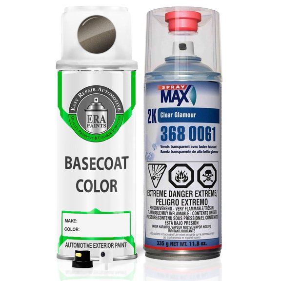 ERA Paints D5/D5U - Sand Track Metallic for KIA Exact Match Spray Paint Spray - Essential Kit W/ 2K SprayMax Clearcoat