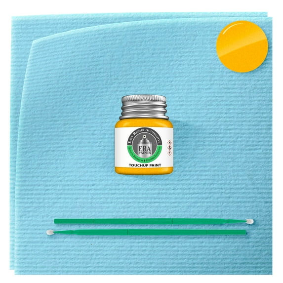 ERA Paints D6/M7109 - Screaming Yellow for MAZDA Exact Match Touch Up Paint Jar - Basic Kit