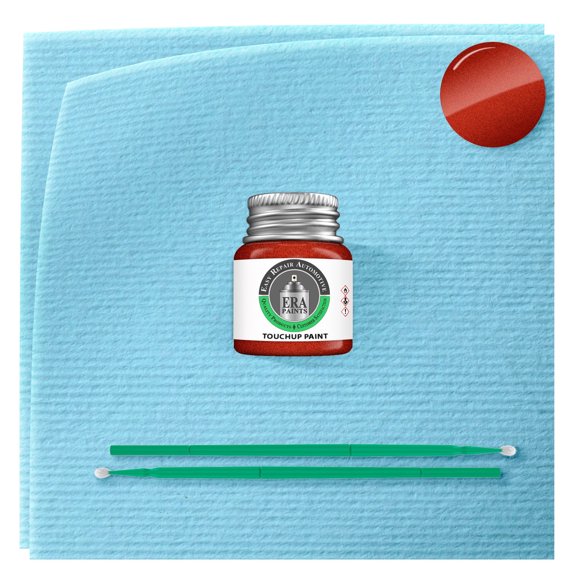 ERA Paints EA - Hot Pepper Red Metallic for FORD Exact Match Touch up Paint Jar - Basic Kit