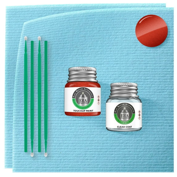 ERA Paints EBK/2480 - Sanguinello Orange Metallic for JAGUAR Exact Match Touch Up Paint Jar - Essential Kit