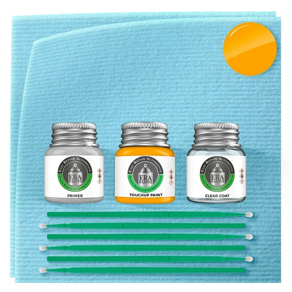 ERA Paints EW3 - Solar Yellow for NISSAN Exact Match Touch Up Paint Jar - Premium Kit