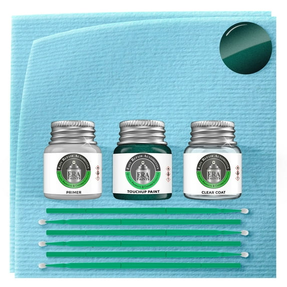 ERA Paints FT/M7411 - Blue Diamond Metallic for FORD Exact Match Automotive Touch Up Paint Jar - Premium Kit - Pick Your Color