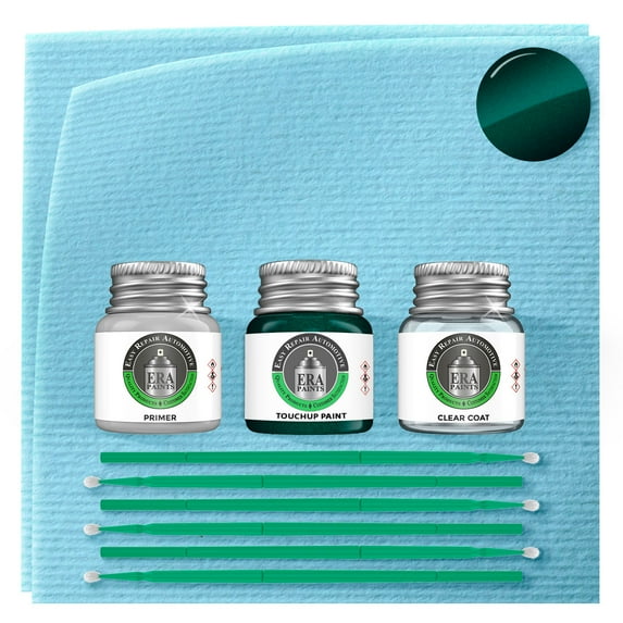 ERA Paints G41 - Deep Evergreen Metallic for MITSUBISHI Exact Match Touch Up Paint Jar - Premium Kit