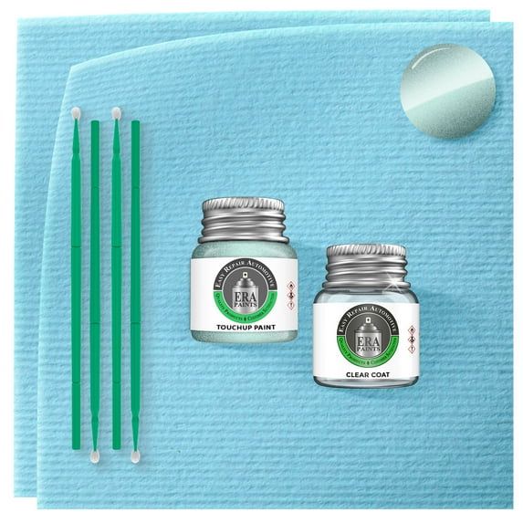 ERA Paints G517M - Cool Jade Silver Metallic for HONDA Exact Match Touch Up Paint Jar - Essential Kit