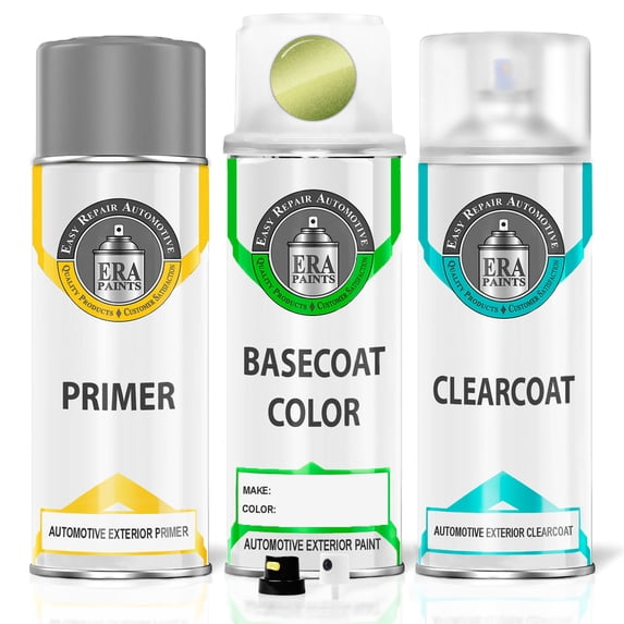 ERA Paints G57 - Fresh Green Metallic for TOYOTA Exact Match Touch Up Paint Spray - Premium Kit