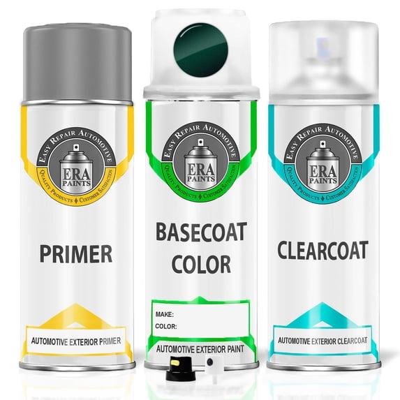 ERA Paints G58 - Dark Emerald Metallic for TOYOTA Exact Match Touch Up Paint Spray - Premium Kit