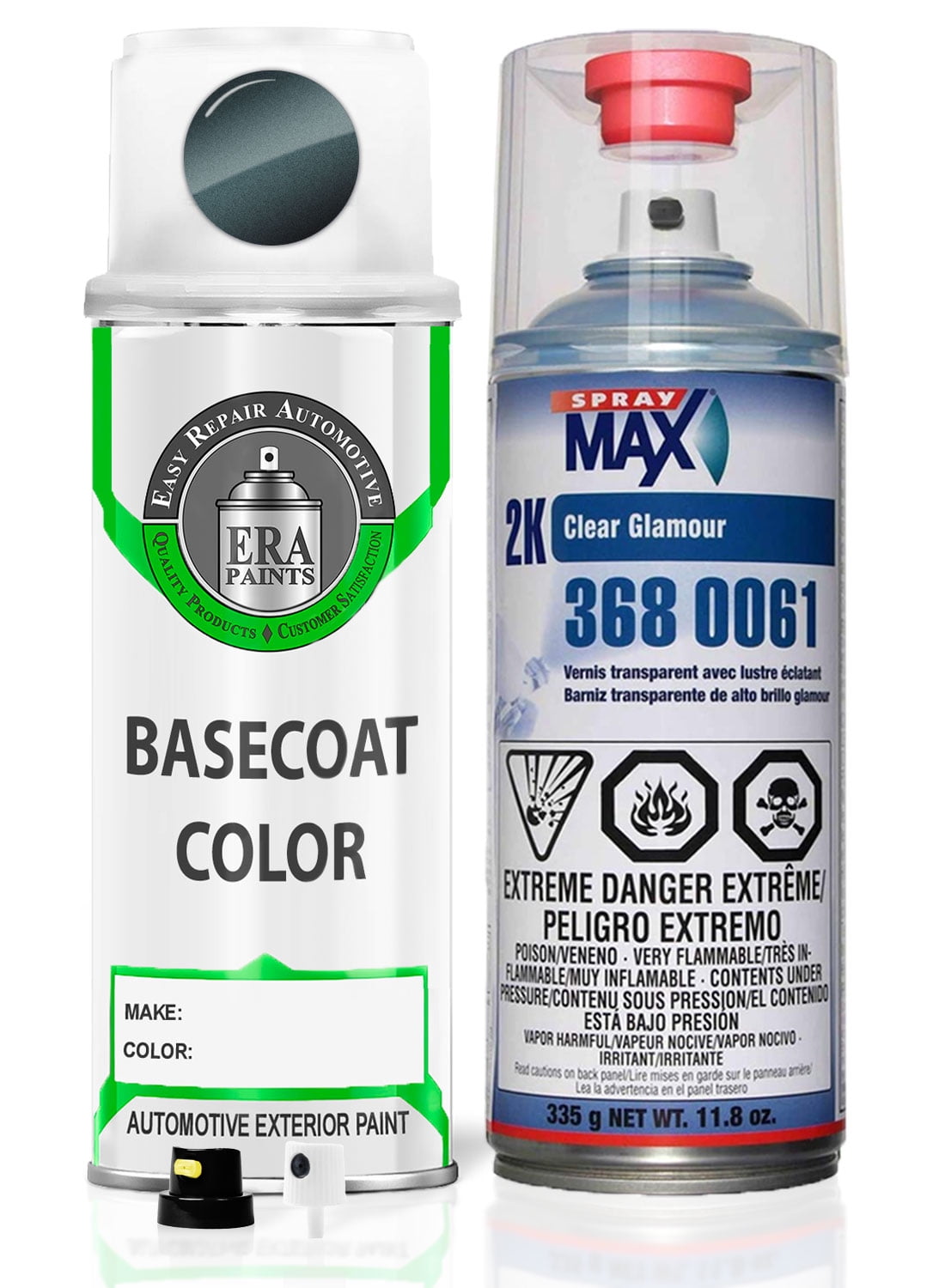 ERA Paints G83P - Eucalyptus Green Pearl for ACURA Exact Match Spray Paint Spray - Essential Kit w/ 2K SprayMax Clearcoat