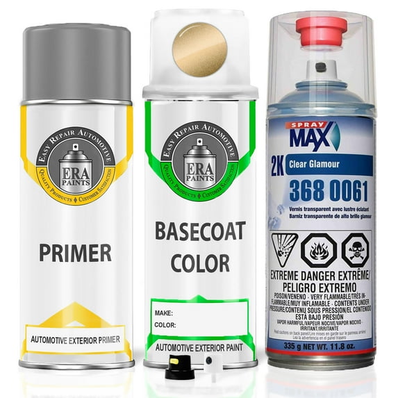 ERA Paints GK1 - Gold Metallic for SUBARU Exact Match Spray Paint Spray - Premium Kit w/ 2K SprayMax Clearcoat