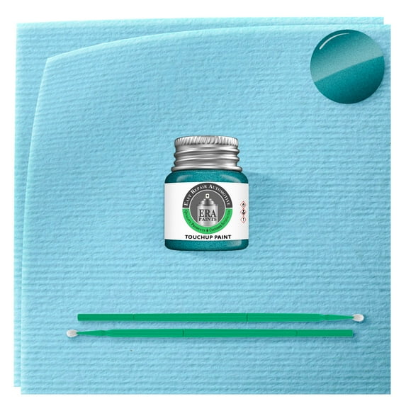 ERA Paints HE - Teal Blue Metallic for HYUNDAI Exact Match Touch Up Paint Jar - Basic Kit