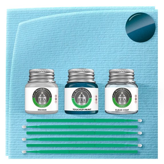 ERA Paints JFX/789/2244 - Spectral Blue Metallic for JAGUAR Exact Match Touch Up Paint Jar - Premium Kit