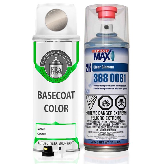 ERA Paints KAH - Saharan Stone Metallic for NISSAN Exact Match Spray Paint Spray - Essential Kit w/ 2K SprayMax Clearcoat