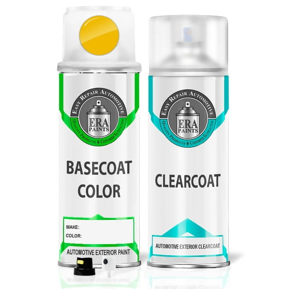 ERA Paints L1S1/P3 - Racing Yellow for PORSCHE Exact Match Touch Up Paint Spray - Essential Kit