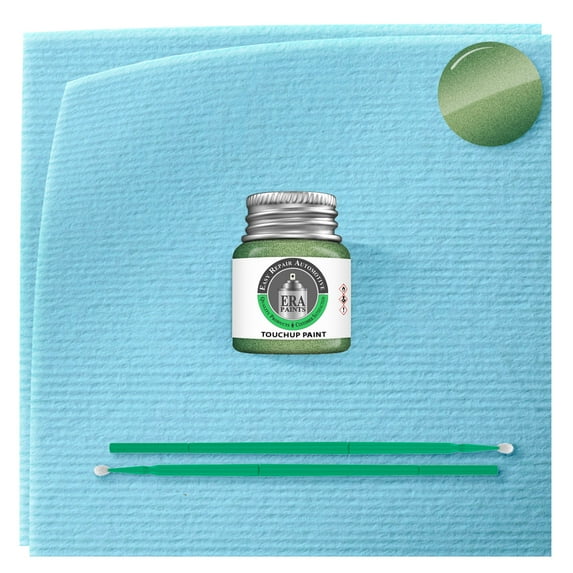 ERA Paints LA6P/9040 - Cosmic Green Metallic for VOLKSWAGEN Exact Match Touch Up Paint Jar - Basic Kit