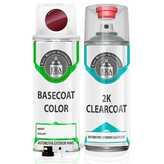 ERA Paints LB3Y - Colorado Red Pearl for VOLKSWAGEN Exact Match Touch Up Paint Spray - 2K Essential Kit