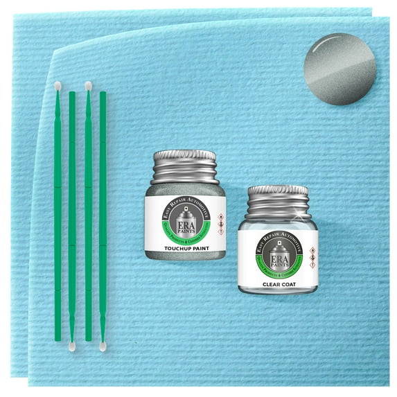 ERA Paints LB6S - Granite Green Metallic for VOLKSWAGEN Exact Match Touch Up Paint Jar - Essential Kit