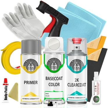 ERA Paints LB9A/B4 - Candy White for VOLKSWAGEN Exact Match Touch Up Paint Spray - 2K Pro Kit