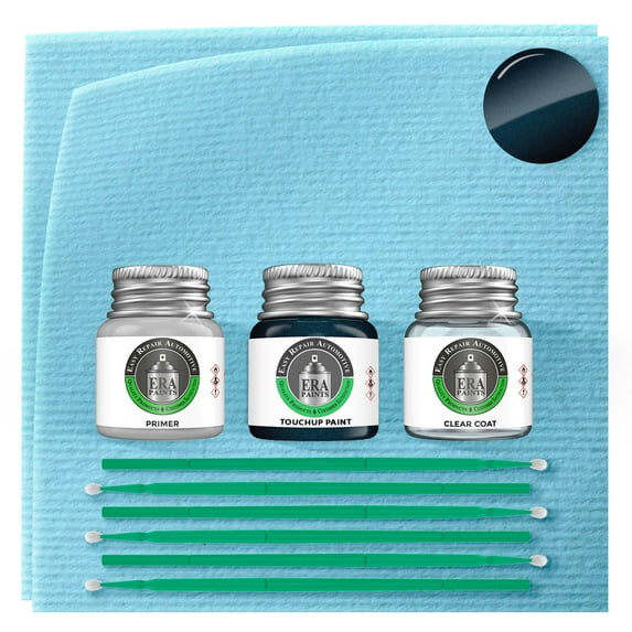 ERA Paints LL - Wedgewood Blue Metallic for FORD Exact Match Touch Up Paint Jar - Premium Kit