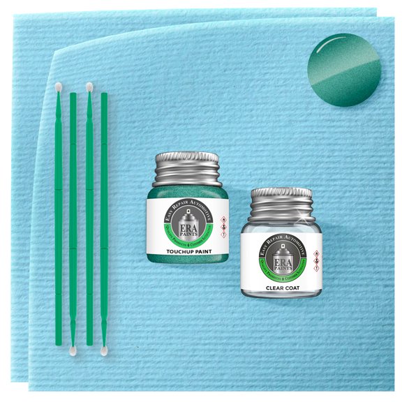 ERA Paints LN6X - Bay Leaf Green Metallic for VOLKSWAGEN Exact Match Touch Up Paint Jar - Essential Kit