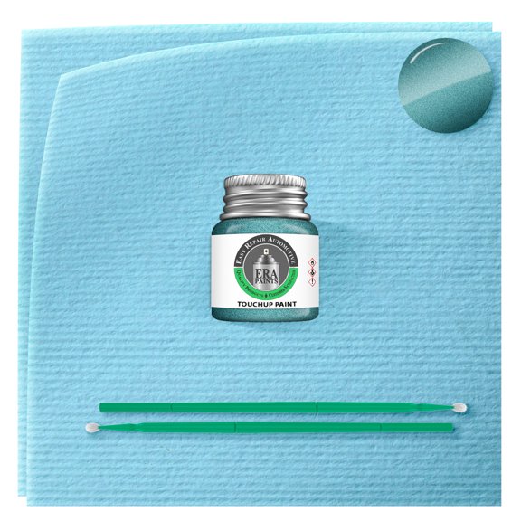 ERA Paints LX6V - Jaspis Green Metallic for AUDI Exact Match Touch Up Paint Jar - Basic Kit