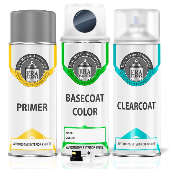 ERA Paints LXG0/PBL - Atlantis Blue Pearl for VOLKSWAGEN Exact Match Touch Up Paint Spray - Premium Kit