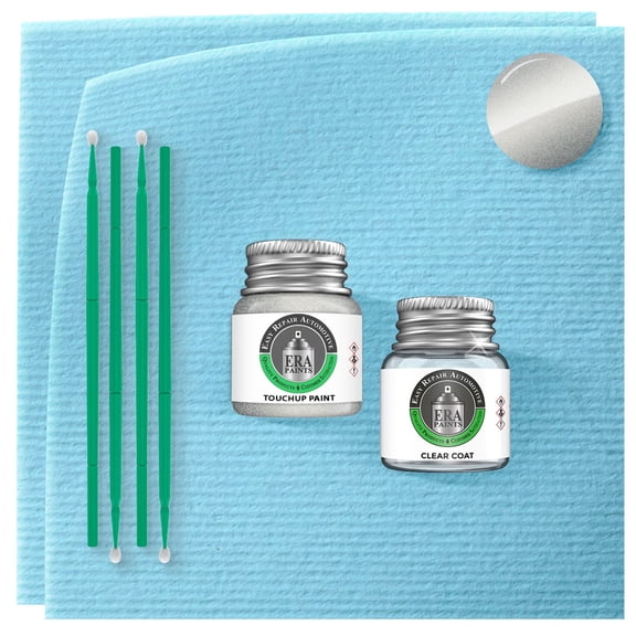 ERA Paints LXH0/PS2 - Mercury Silver Metallic for VOLKSWAGEN Exact Match Touch up Paint Jar - Essential Kit