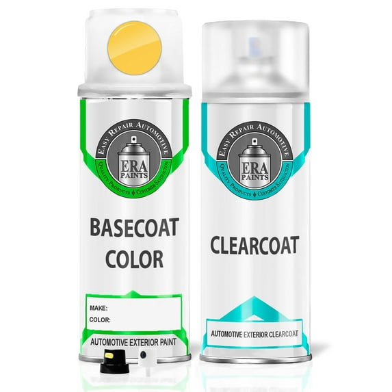 ERA Paints LY1G/Y8 - Citrus Yellow for AUDI Exact Match Touch Up Paint Spray - Essential Kit
