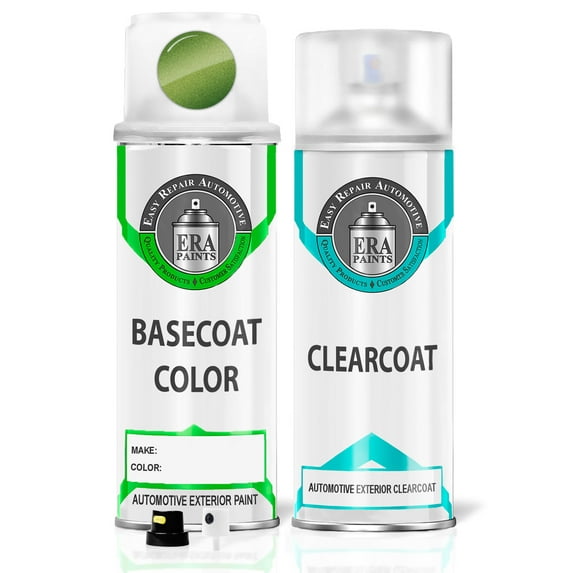 ERA Paints LY6W/5T - Java Green Metallic for AUDI Exact Match Touch Up Paint Spray - Essential Kit