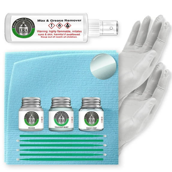 ERA Paints LY7S/6E - Island Green Metallic for AUDI Exact Match Touch Up Paint Jar - Pro Kit