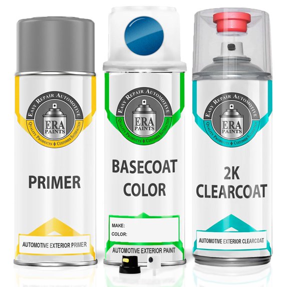 ERA Paints LZ5F - Sprint Blue Pearl for AUDI Exact Match Touch Up Paint Spray - 2K Premium Kit