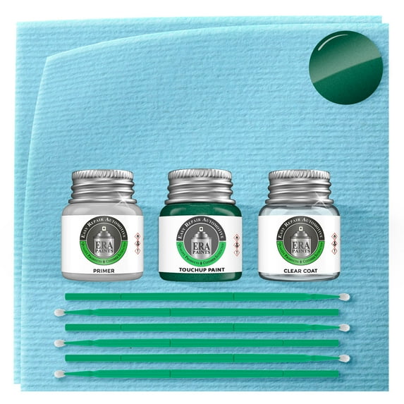 ERA Paints LZ6R/L2 - Avocado Green Pearl for AUDI Exact Match Touch Up Paint Jar - Premium Kit