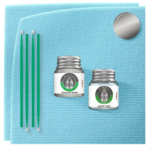 ERA Paints MFM/2374 - Flux Gray Metallic for JAGUAR Exact Match Touch Up Paint Jar - Essential Kit