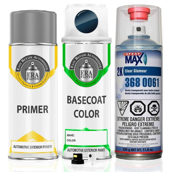 ERA Paints N1 - Blue Jeans Metallic for LINCOLN Exact Match Spray Paint Spray - Premium Kit w/ 2K SprayMax Clearcoat