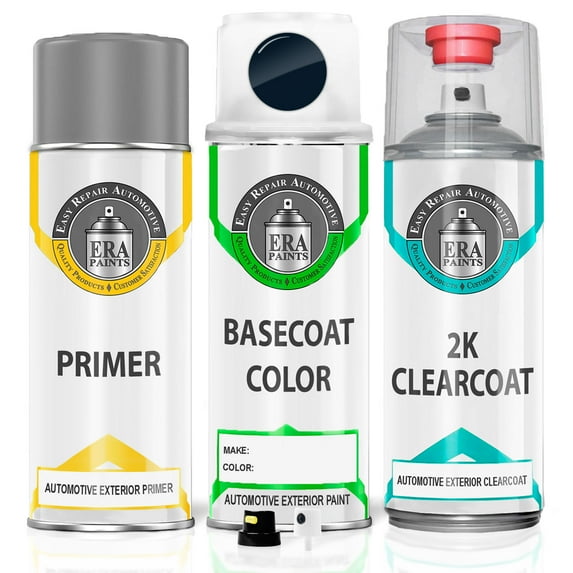 ERA Paints N5/M7372A - Rhapsody Blue for LINCOLN Exact Match Touch Up Paint Spray - 2K Premium Kit