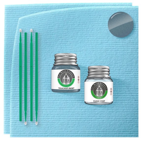 ERA Paints NH877P - Sonic Gray Pearl for HONDA Exact Match Touch Up Paint Jar - Essential Kit