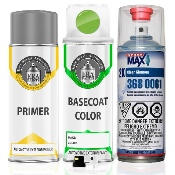 ERA Paints P51 - Servpro Green for RAM Exact Match Spray Paint Spray - Premium Kit w/ 2K SprayMax Clearcoat