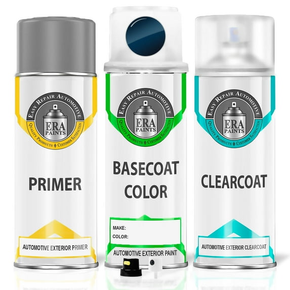 ERA Paints PB7/WB7 - Patriot Blue Pearl for DODGE Exact Match Touch Up Paint Spray - Premium Kit
