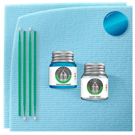 ERA Paints PBJ/MBJ - Hydro Blue Metallic for DODGE Exact Match Touch Up Paint Jar - Essential Kit