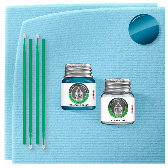 ERA Paints PBJ - Steel Blue Pearl for MITSUBISHI Exact Match Touch Up Paint Jar - Essential Kit