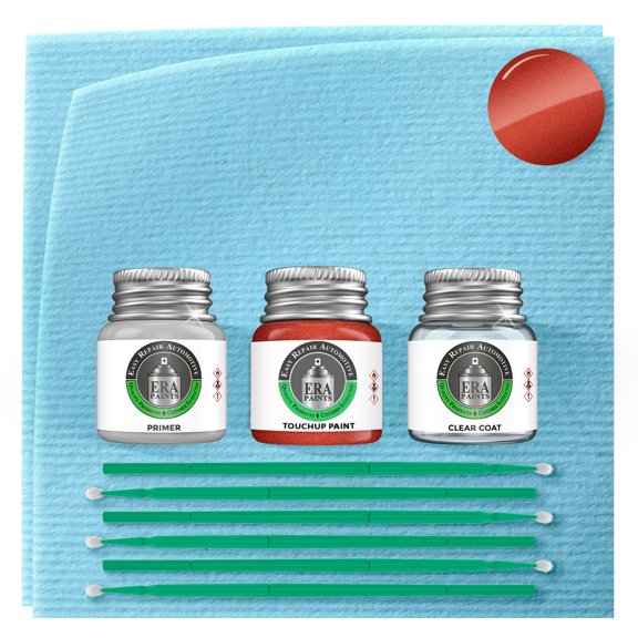 ERA Paints PE5/WE5 - Salsa Red Pearl for PLYMOUTH Exact Match Touch Up Paint Jar - Premium Kit