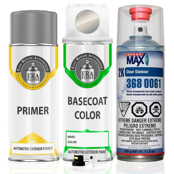 ERA Paints PFA/MFA/QFA - Driftwood Satin Metallic for CHRYSLER Exact Match Spray Paint Spray - Premium Kit w/ 2K SprayMax Clearcoat