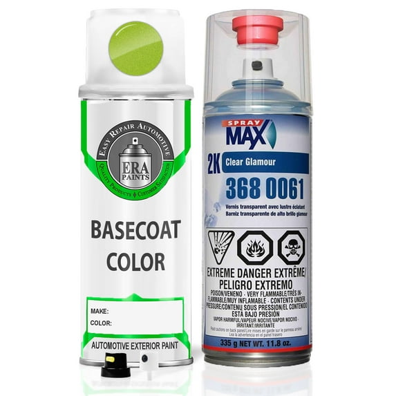 ERA Paints PFB/FFB - Sublime Metallic for DODGE Exact Match Spray Paint Spray - Essential Kit w/ 2K SprayMax Clearcoat