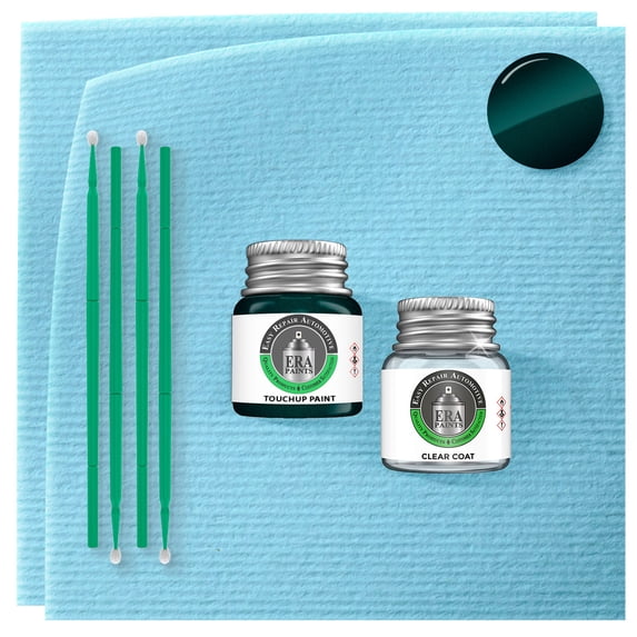 ERA Paints PGT/JGT - Deep Forest Green Pearl for RAM Exact Match Touch Up Paint Jar - Essential Kit