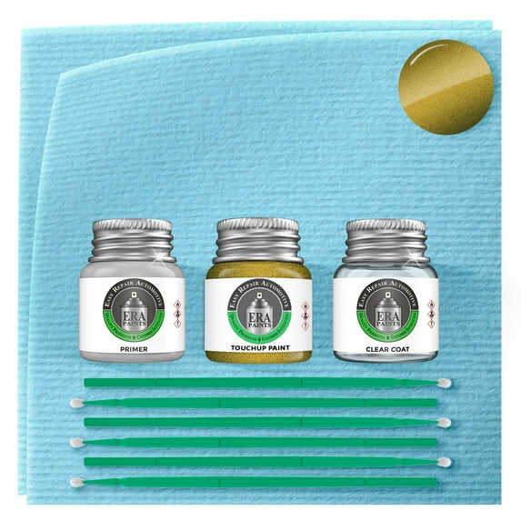 ERA Paints PJR/EJR - Rescue Green Metallic for JEEP Exact Match Touch Up Paint Jar - Premium Kit
