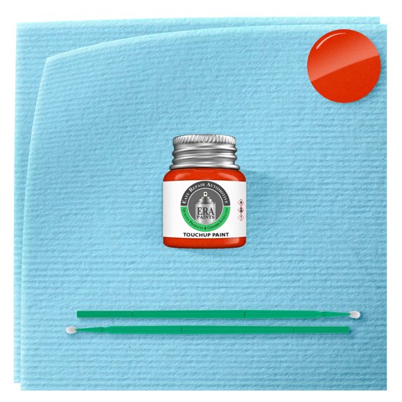 ERA Paints PLC/FLC - Hemi Orange Pearl for JEEP Exact Match Touch up Paint Jar - Basic Kit