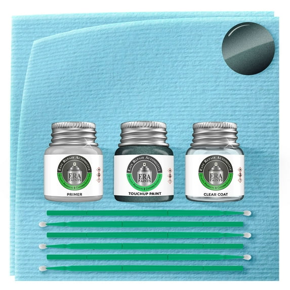 ERA Paints PN7 - Brunswick Green Metallic Matte for GENESIS Exact Match Touch Up Paint Jar - Premium Kit